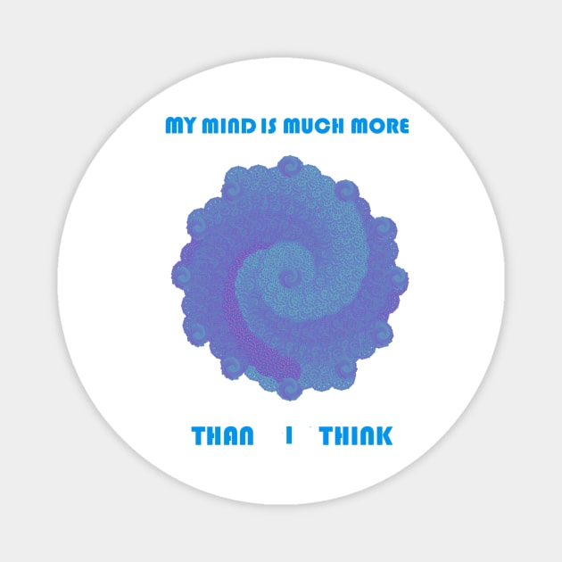 Thoughts Magnet by Bruce Designs